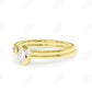 0.31CTW Lab Grown Pear Shaped Diamond Wedding Ring Set  customdiamjewel   
