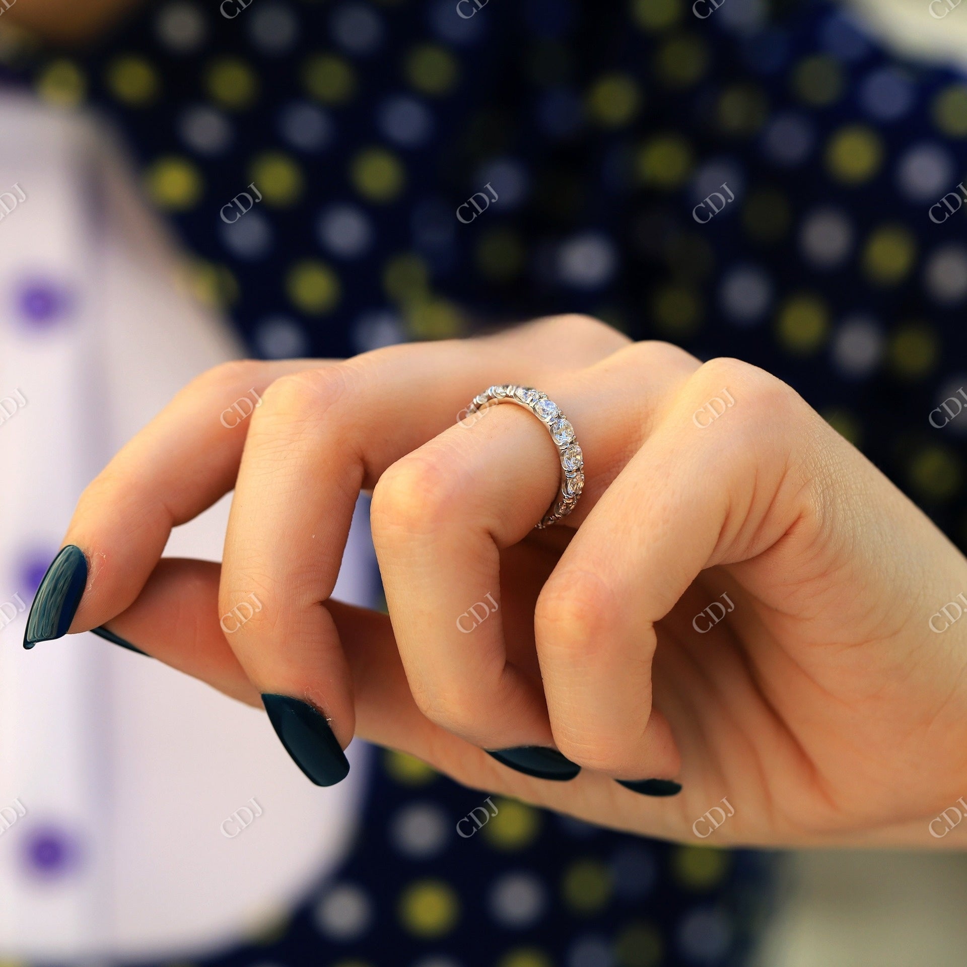 4.00CTW Lab Grown Diamond Eternity Wedding Band  customdiamjewel   