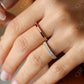 0.61CTW Natural Diamond 14K Half Eternity Three Row Wedding Band  customdiamjewel   