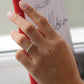 0.56CTW Marquise Cut Natural Diamond Solid Gold Half Eternity Band  customdiamjewel   