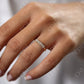 0.57CTW Lab Grown Cluster Diamond Wedding Band  customdiamjewel   