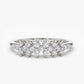 0.57CTW Natural Floral Diamond Solid Gold Antique Engagement Ring  customdiamjewel 10 KT Solid Gold White Gold VVS-EF