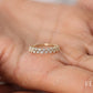 0.60CTW Natural Diamond Solid Gold Half Eternity Wedding Band  customdiamjewel   