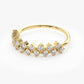 0.60CTW Natural Diamond Solid Gold Half Eternity Wedding Band  customdiamjewel   