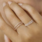 0.50CTW Marquise Cut Diamond Wedding Ring