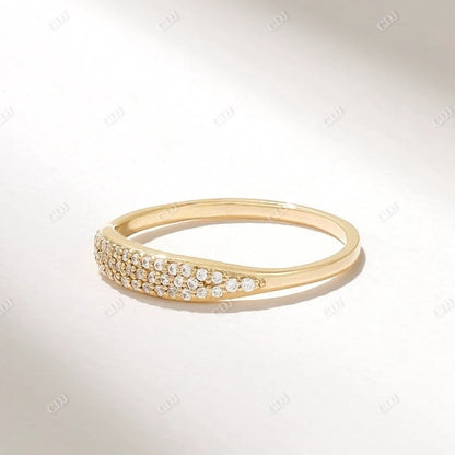 0.14CTW Round Lab Grown Diamond Cluster Ring  customdiamjewel 10KT Yellow Gold VVS-EF