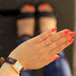 14K Rose Gold CVD Diamond Wedding Band  customdiamjewel   