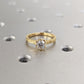 0.50CTW Round Cut Moissanite Vintage Style Ring