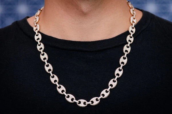 Diamonds Mariner Cuban Link Chain Necklace  customdiamjewel   
