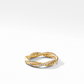 0.08 CTW Twisted Natural Diamond Infinity Wedding Band  customdiamjewel   
