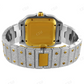 41mm Two Tone Cartier Hip Hop Diamond Watch customdiamjewel