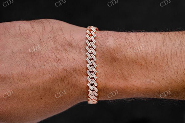 5.50CTW Diamond Cuban Link Bracelet  customdiamjewel   