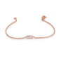 Baguette Cut Natural Diamond 14k Solid Gold Bracelet  customdiamjewel 10 KT Solid Gold Rose Gold VVS-EF
