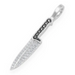 Kitchen Cutting Knife Diamond Pendant customdiamjewel