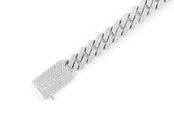 Gold Plated Diamond Cuban Link Bracelet  customdiamjewel   