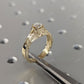 0.50CT Round Moissanite Vintage Filigree Engagement Ring