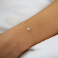 14K Solid Gold Four Stone Natural Diamond Cluster Bracelet  customdiamjewel   