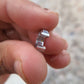 Baguette Cut Moissanite Ear Cuff Earrings  customdiamjewel   