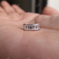 Baguette Cut Moissanite Ear Cuff Earrings  customdiamjewel   