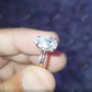 Pear Cut Moissanite Solitaire Engagement Ring, Rose Gold Wedding Ring  customdiamjewel   