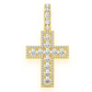 1.40CTW Border Cross Round Diamond Pendant  customdiamjewel   