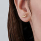 Simple Plain Natural Diamond Gold Earring  customdiamjewel   