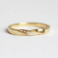 3mm Round Natural Diamond Twisted Wedding Band  customdiamjewel   