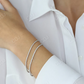 14k Gold Prong Setting Natural Diamond Tennis Bracelet  customdiamjewel   