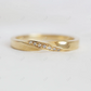 3mm Round Natural Diamond Twisted Wedding Band  customdiamjewel   