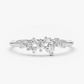 0.30CTW Lab Grown Diamond Handmade wedding Band  customdiamjewel 10KT White Gold VVS-EF