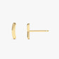 Simple Plain Natural Diamond Gold Earring  customdiamjewel   