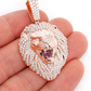 3.20CTW Cluster Roaring Lion Head Pendant  customdiamjewel   