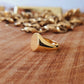 Signet Solid Yellow Gold Engagement Ring  customdiamjewel   