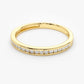 0.32CTW Natural Diamond Channel Setting Thin Wedding Band  customdiamjewel   
