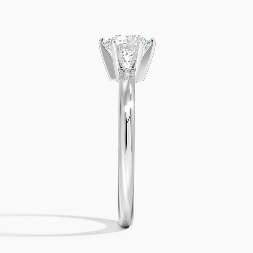 2CT Lab Grown Diamond Six Prong Solitaire Engagement Ring  customdiamjewel   