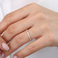 0.32CTW Natural Diamond Channel Setting Thin Wedding Band  customdiamjewel   