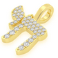 0.30CTW Chai Hebrew Round Diamond Pendant  customdiamjewel   