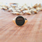 Signet Solid Yellow Gold Engagement Ring  customdiamjewel   