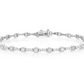 1.50CTW Diamond Oval Milgrain Link Bracelet  customdiamjewel   