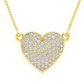 Heart Diamond Love Pendant Necklace  customdiamjewel   