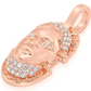 0.25CTW Diamond EDO Mask Pendant  customdiamjewel   