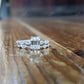 1.80CTW Emerald Cut Moissanite Engagement Ring