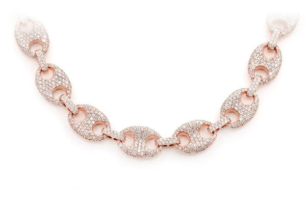 Diamonds Mariner Cuban Link Chain Necklace  customdiamjewel   