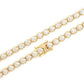 Round Diamond Hip Hop Tennis Necklace For Men  customdiamjewel   