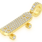 0.33CTW Diamond Skateboard Pendant  customdiamjewel   