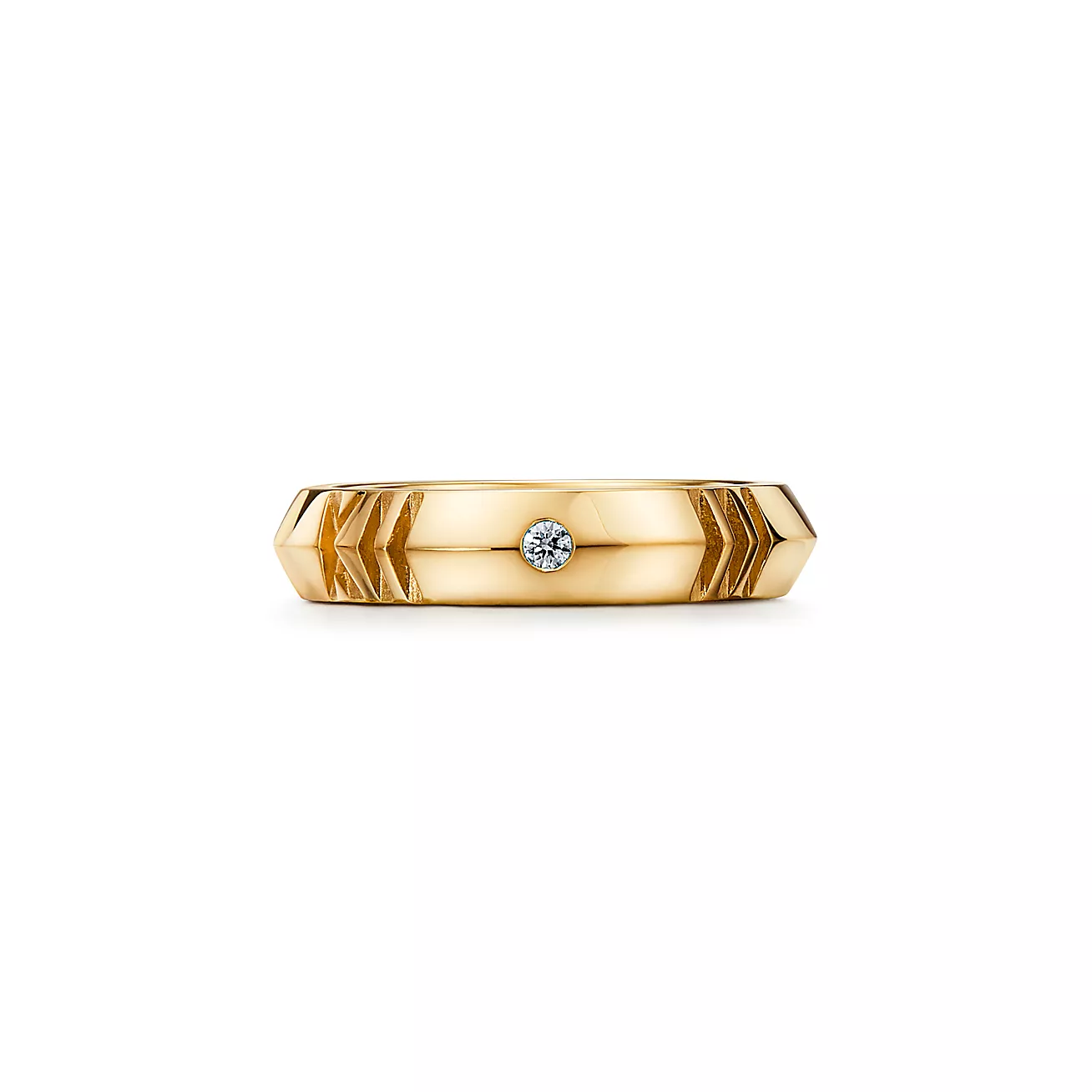 Round Bezel Solitaire Lab Grown Diamond Wedding Band  customdiamjewel   
