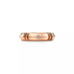 Round Bezel Solitaire Lab Grown Diamond Wedding Band  customdiamjewel 10KT Rose Gold VVS-EF