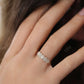 0.52CTW Round Halo Lab Grown Diamond Wedding Band  customdiamjewel   
