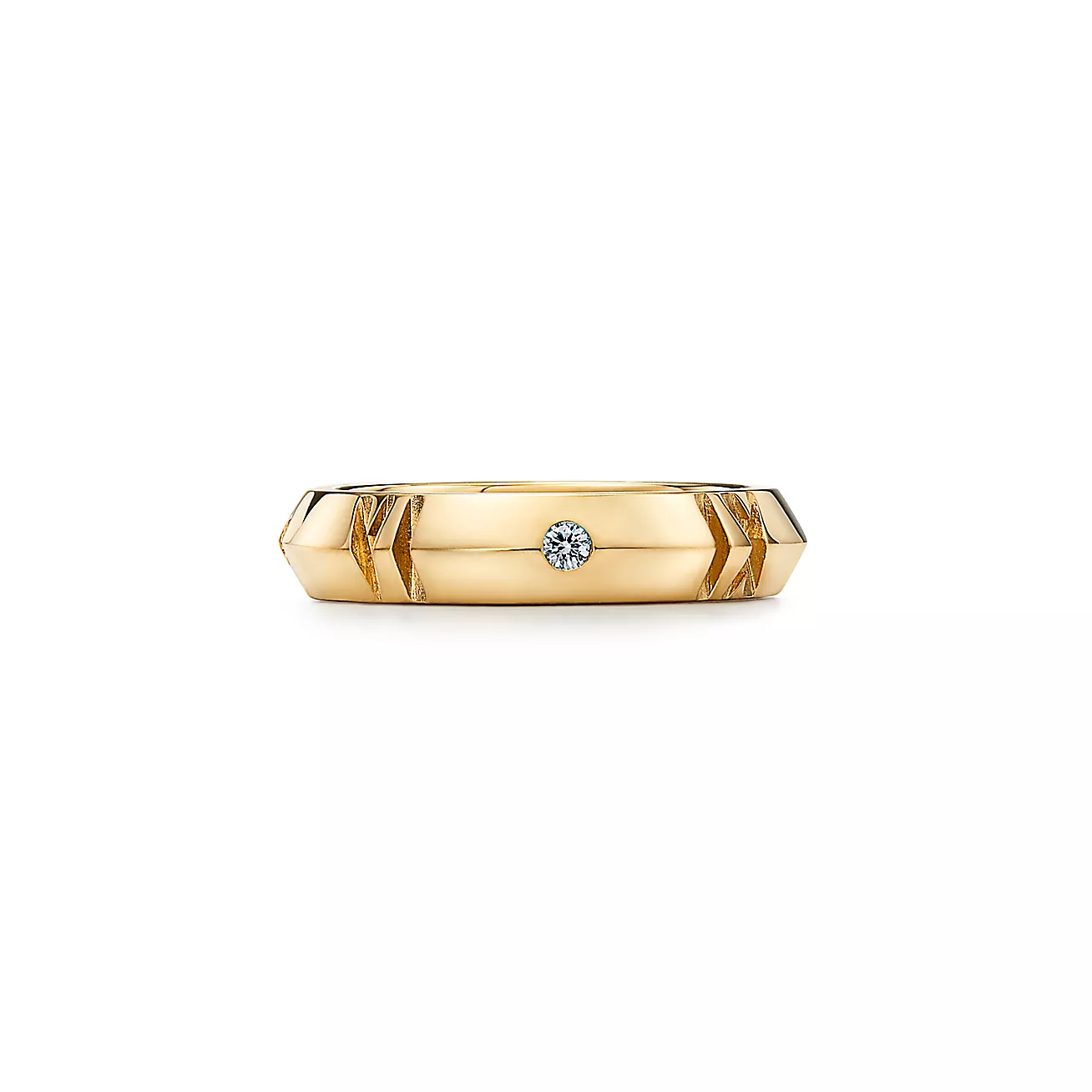 Round Bezel Solitaire Lab Grown Diamond Wedding Band  customdiamjewel 10KT Yellow Gold VVS-EF