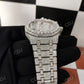 Stainless Steel Audemars Piguet Moissanite Diamond Watch customdiamjewel